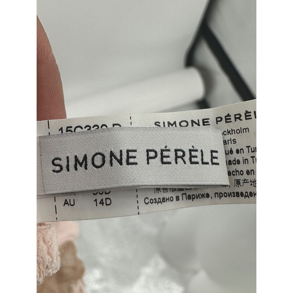Simone Perele Stockholm Demi Cup Bra 15C330 Pink Lace Sheer Underwire 36D - Picture 6 of 7